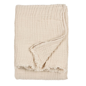 Yard Lask Muslin Cotton Throw